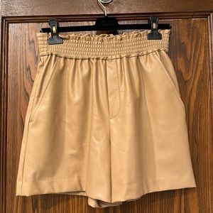 ALC high waisted leather shorts - NWT